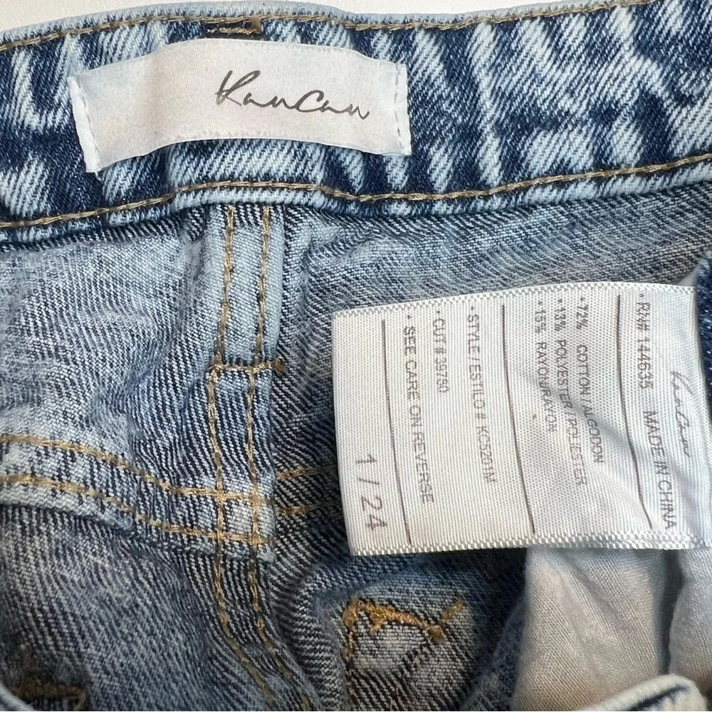 KanCan Jeans Womens Size 1/24 Destroyed Boyfriend High Rise Skinny Distressed - Picture 9 of 13